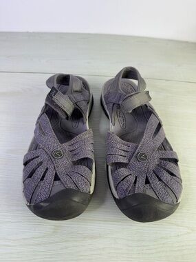 Keen Rose Faux Leather Hiking Sandals Lilac Purple Womens size 10
